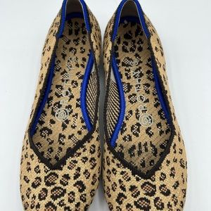 Rothy’s leopard print flats 6.5